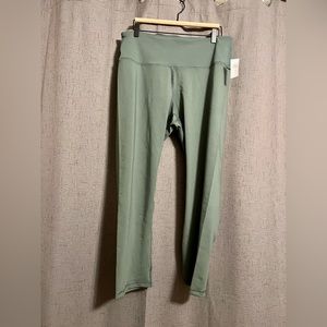 NWT Old Navy Womens Power Press XL Tall HighRise Leggings Brown & Green 2 Pack